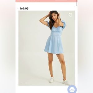 Altar’d State blue silk dress